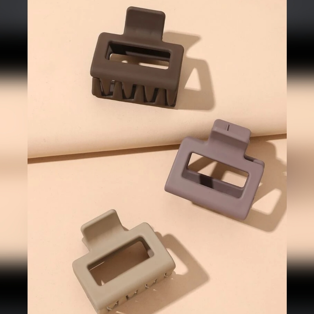Three Pack Hair Claws